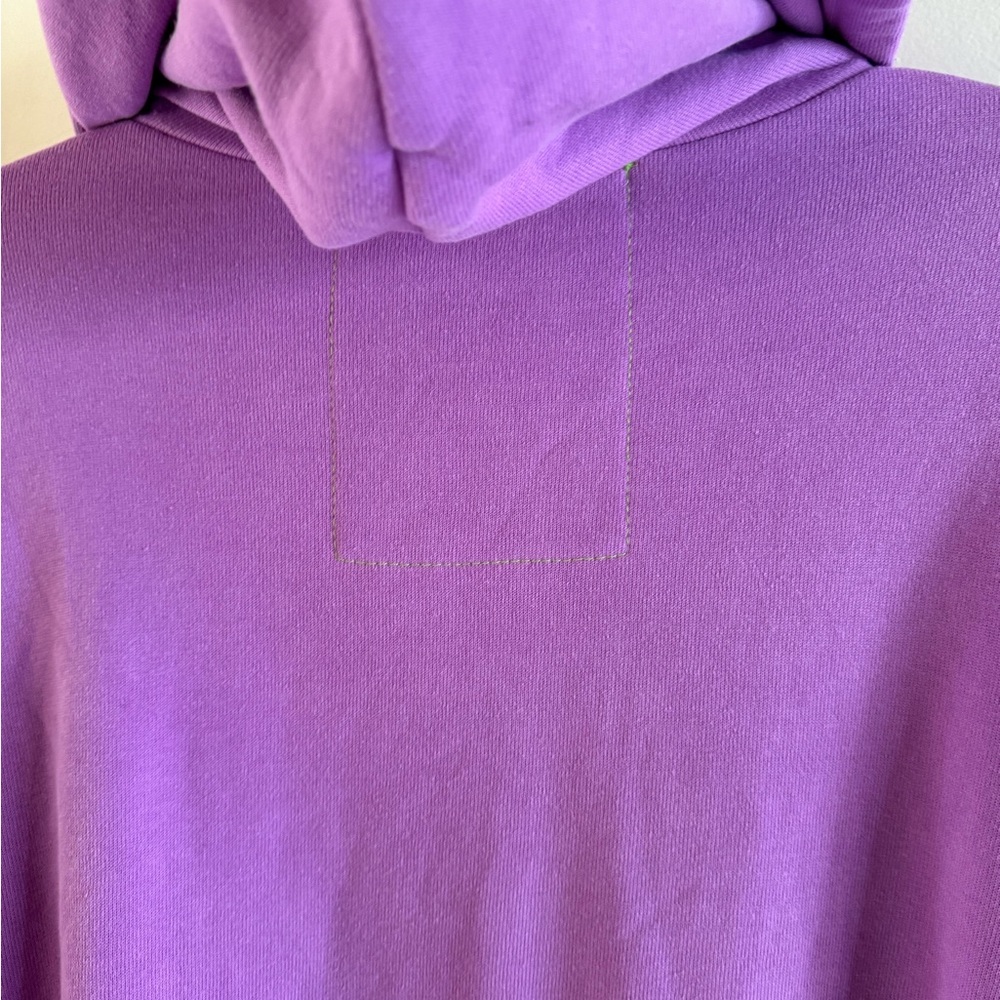 Aviator Nation Logo Pullover Relaxed Hoodie Neon Purple - Picture 3 of 5